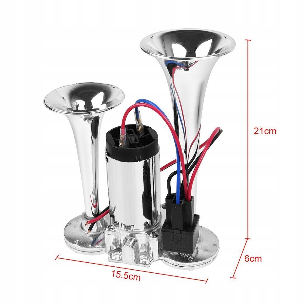 фото №10, Клаксон сигнал do tir гучний сигнал пневматичний 12v сигнал