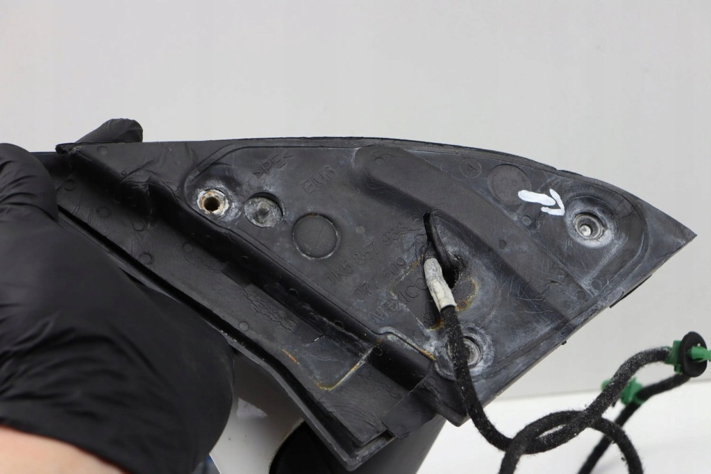 Vw golf v универсал jetta v зеркало левая 6 pin lb9a белый европа Оригинал