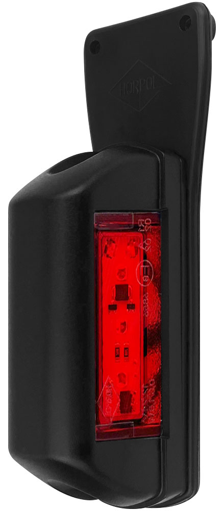 фото №6, Лампа габаритна biało czerwona led rogowa horpol