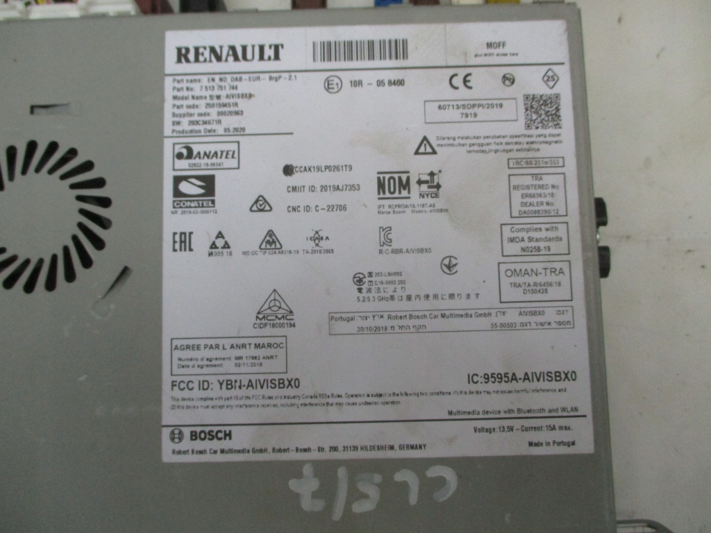 фото №7, Renault clio v радіо навігація планшет gps комплект 19-24 rok