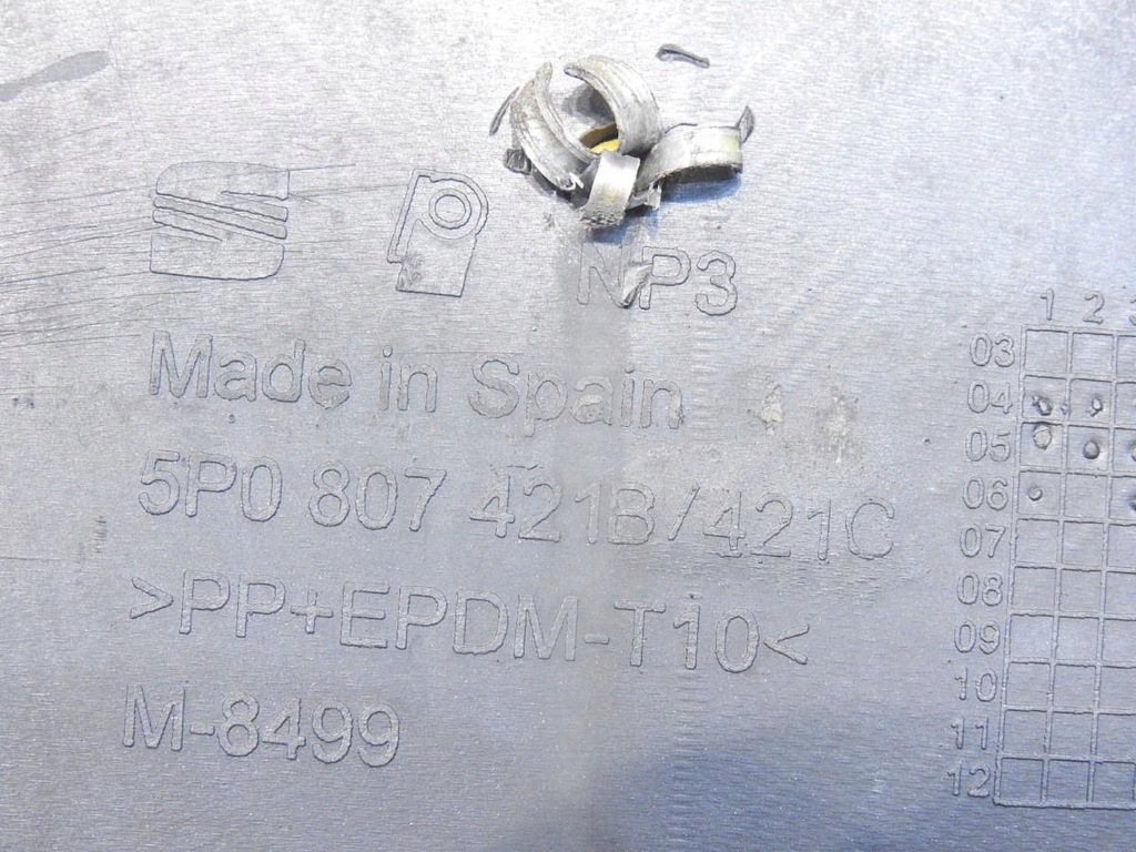 фото №8, Бампер задній задня lc9z seat altea 5p0807421b