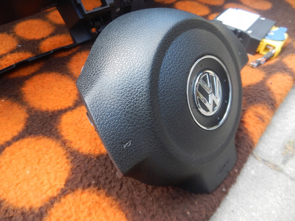 фото №15, Консоль приборная панель приборная подушки безопасности ремни модуль vw caddy iii lift 10-