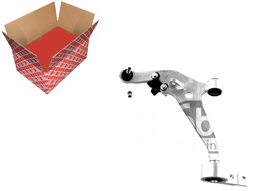 фото №1, Важіль nissan перед x-trail 01- le нижній febi bils