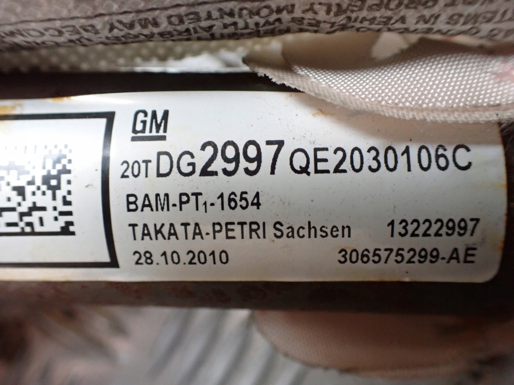 фото №7, Шторка безопасности воздушная правая opel insignia a 10r 2.0 kombi 13222997 11055