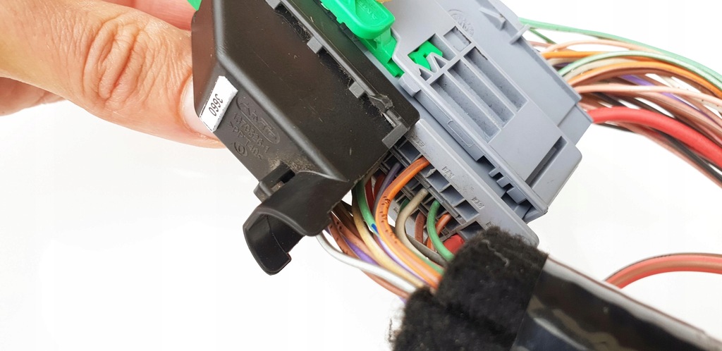 фото №14, Renault megane scenic 2 ii штекер колодка r2 джгут pod сидіння сидіння сіра