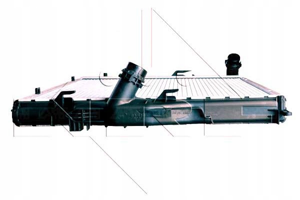 Nrf радиатор воды bmw 53473 Оригинал
