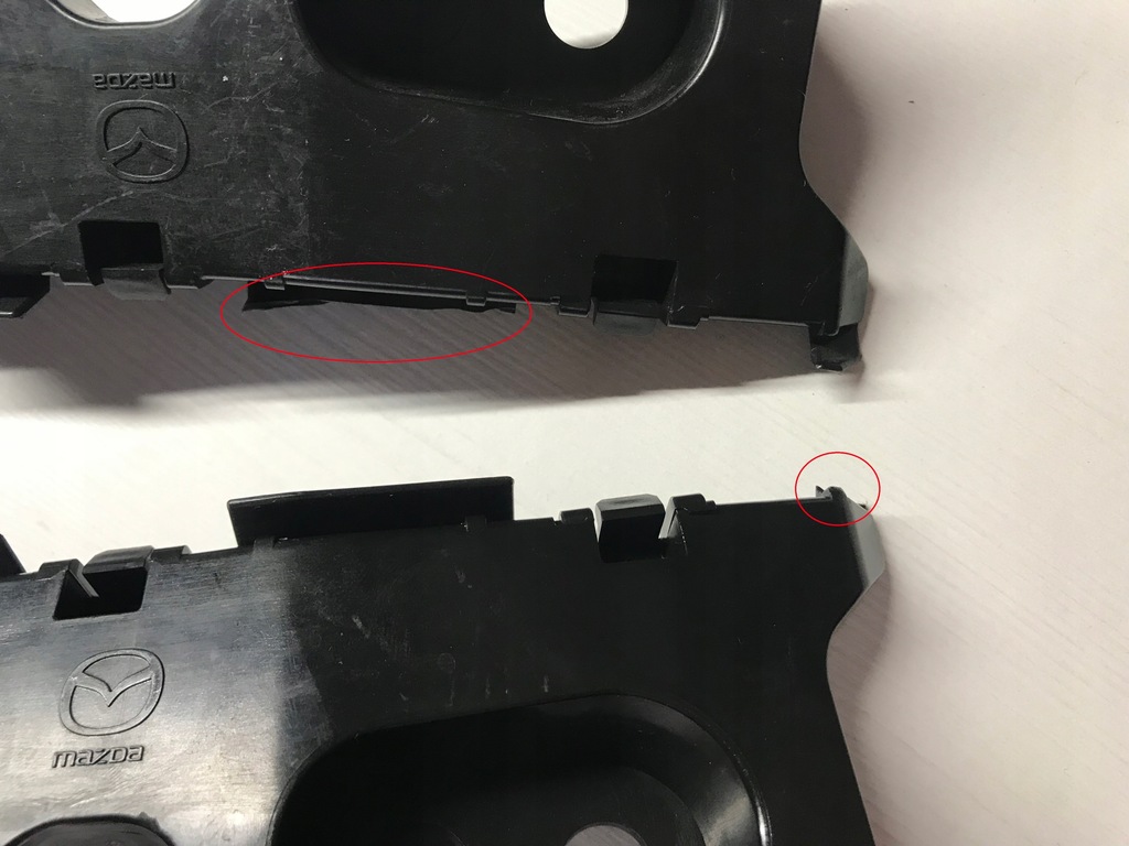 фото №10, Mazda cx-5 i ke 2012-2017 направляющие бампера крыла l+p kd53 оригинал