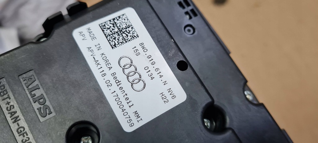 фото №8, A5 8w панель керування mmi 8w0919614n a4 b9 8w