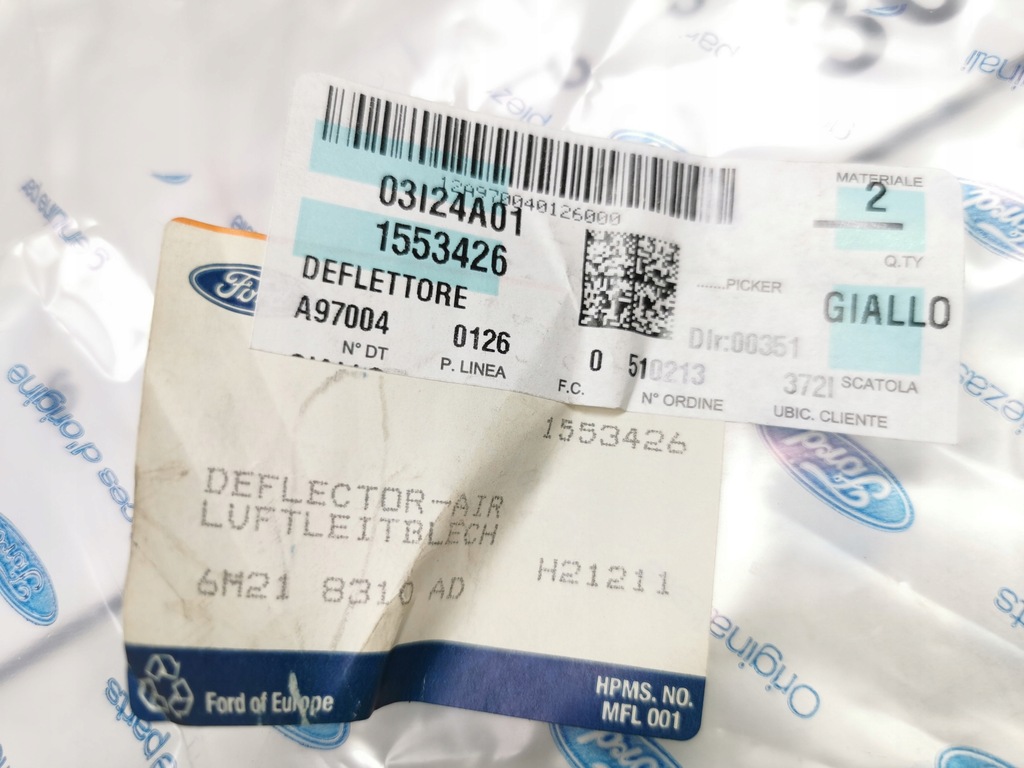 фото №8, Захист / дефлектор радіатора - права сторона ford mondeo mk4 оригінальний номер 1553426