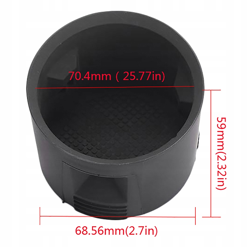 Кронштейн na кружки do tesli model 3, чёрный Доставка