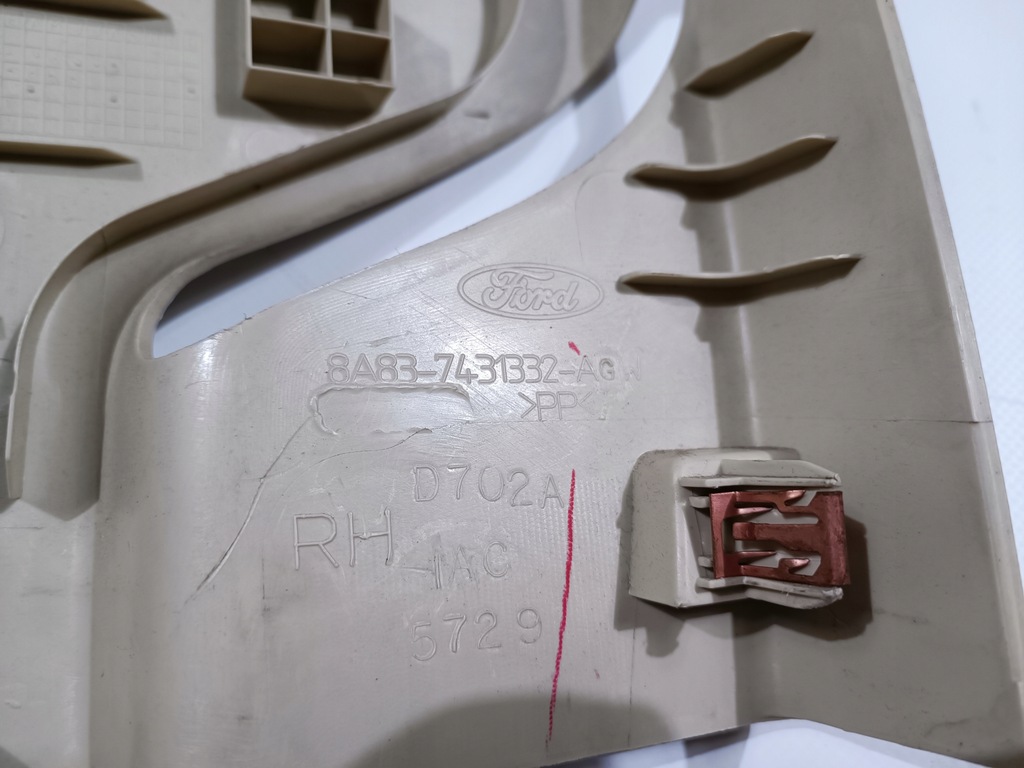 фото №6, Обшивка стойка c защита правая ford flex 2011-