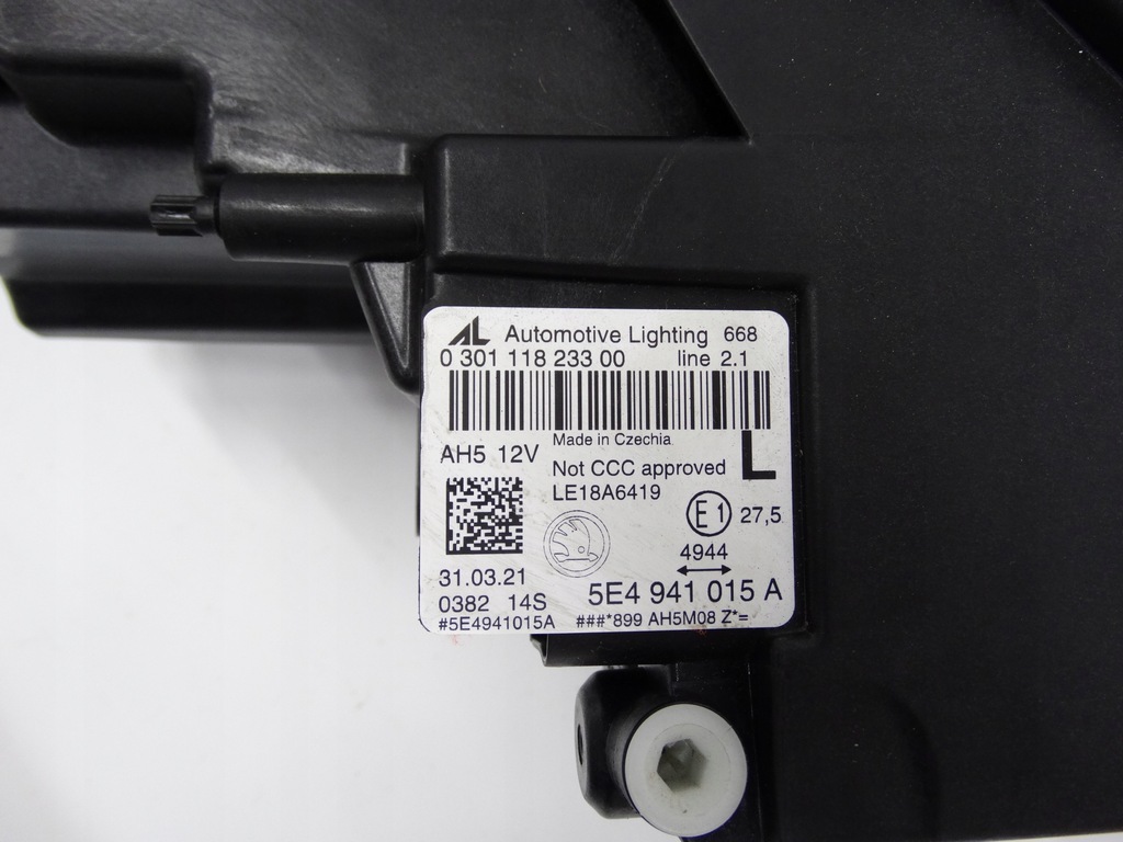 фото №16, Skoda octavia iv 19-23 лампа левая full led 5e4941015a оригинальная