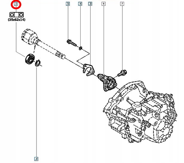 фото №10, Подшипник опоры полуось clio trafic master scenic laguna ii 7701071133