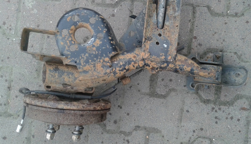 фото №7, Oś задня задня na гальмівні барабани hyundai getz 02-08