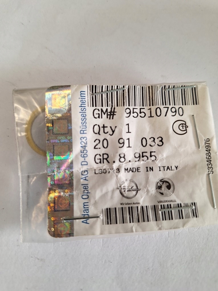 фото №1, Кільце 'o',14.5mm opel combo d 95510790