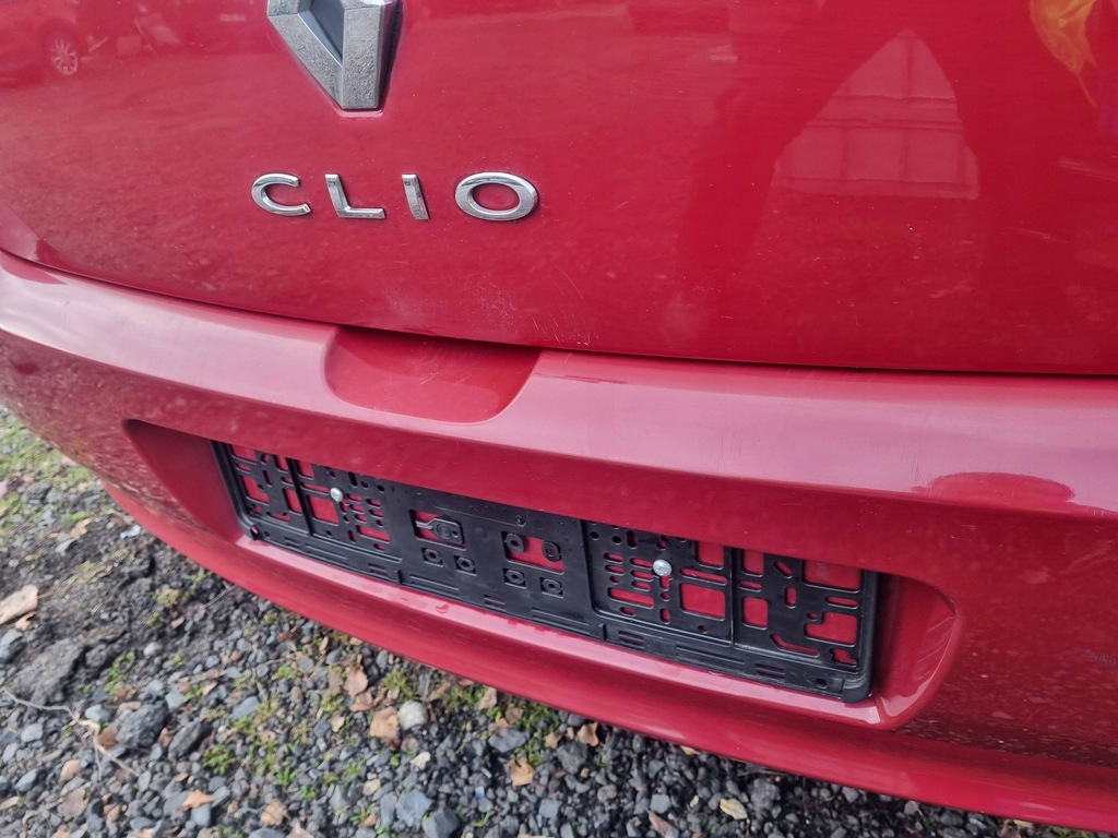 фото №7, Clio iii kompletny задняя крышка багажника бампер лампы балка бампера цвет tennj 5d hb