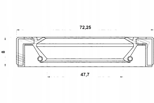 фото №2, Ущільнювач приводу mitsubishi lancer lancer cedia cs ct