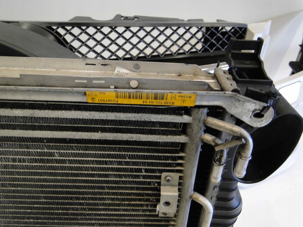 фото №13, Mercedes комплект радіатор вентилятор радіатор sl r230 230 amg lift