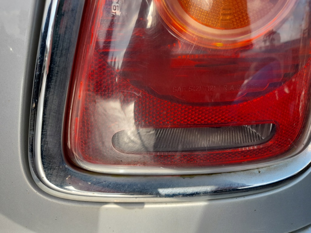 фото №6, Mini cooper r56 лампа правий задня права задня рамка