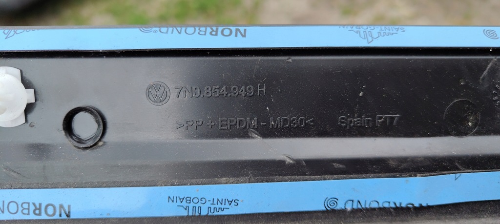 фото №8, Vw sharan seat alhambra молдинг дверь левый задняя 7n0854949h