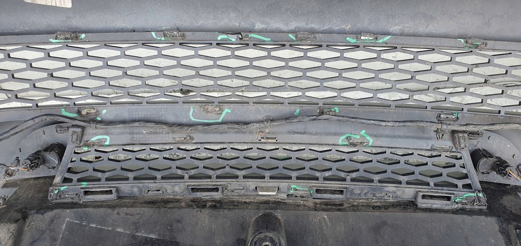 фото №13, Land rover evoque l538 бампер перед передний решётка радиатора bj32-17f003