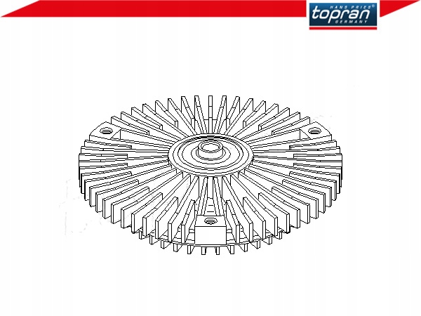 фото №2, Topran 400 609 зчеплення, вентилятор охолодження