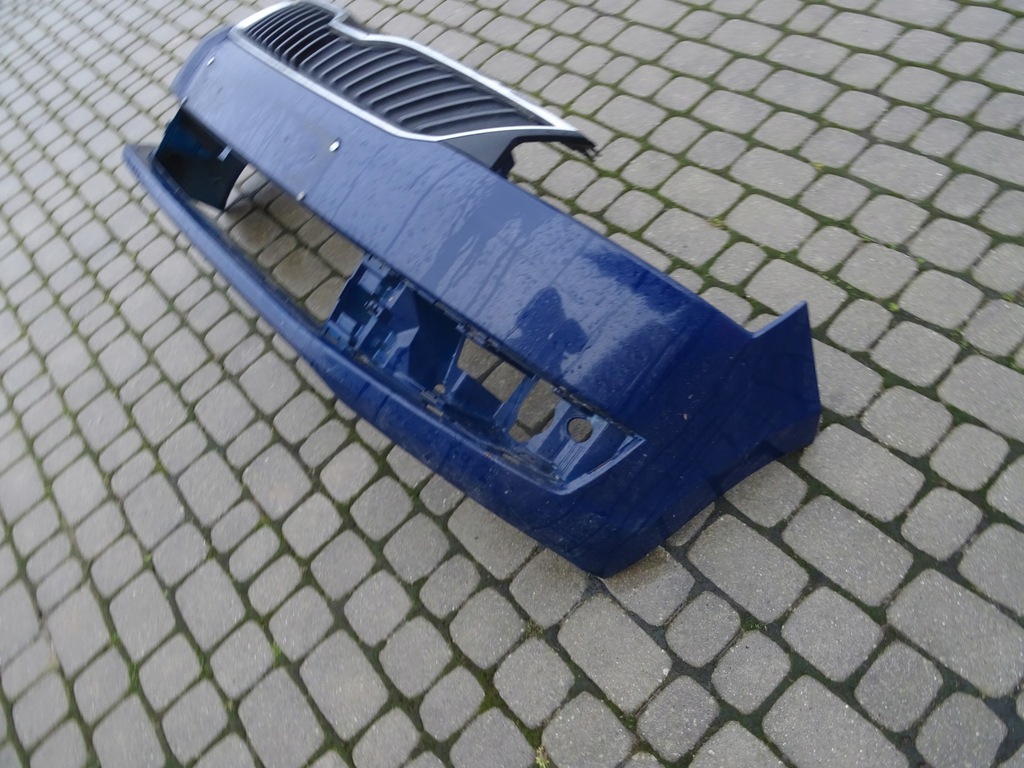 фото №2, Skoda rapid бампер передний решётка радиатора 4711 оригинал