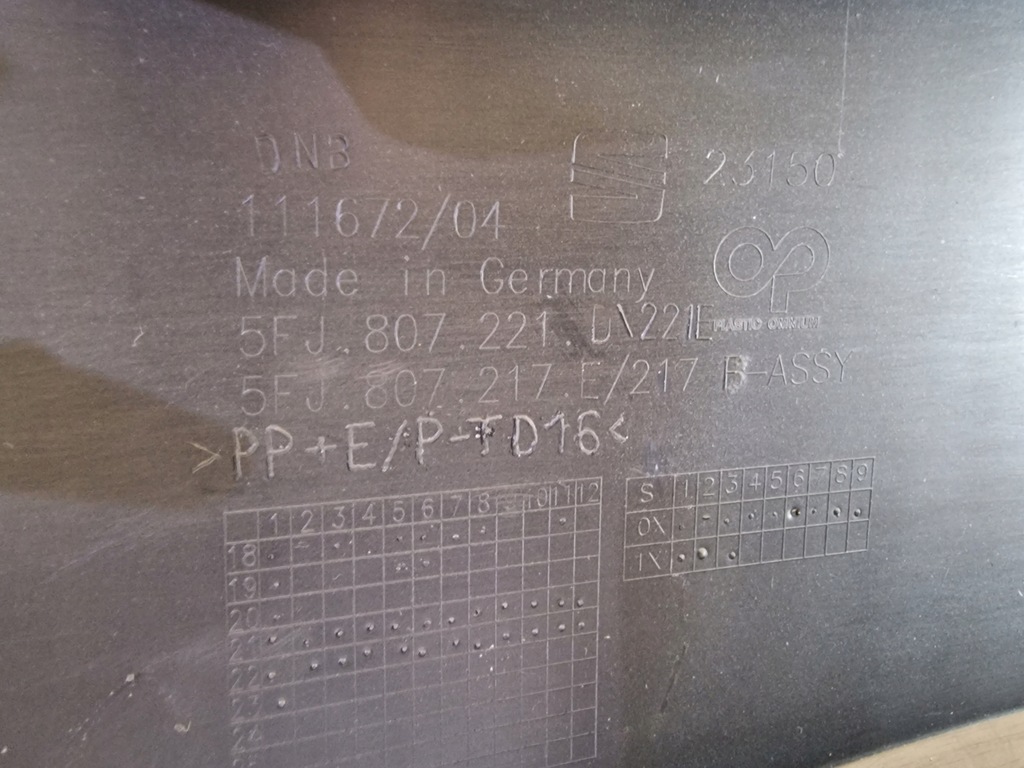 фото №11, Seat tarraco lc7q 6xpdc бампер передний 5fj807221