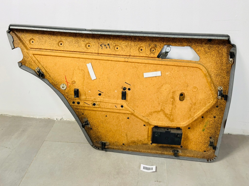 фото №7, Обшивка дверь правый задний mercedes w124 sedan siwy szary