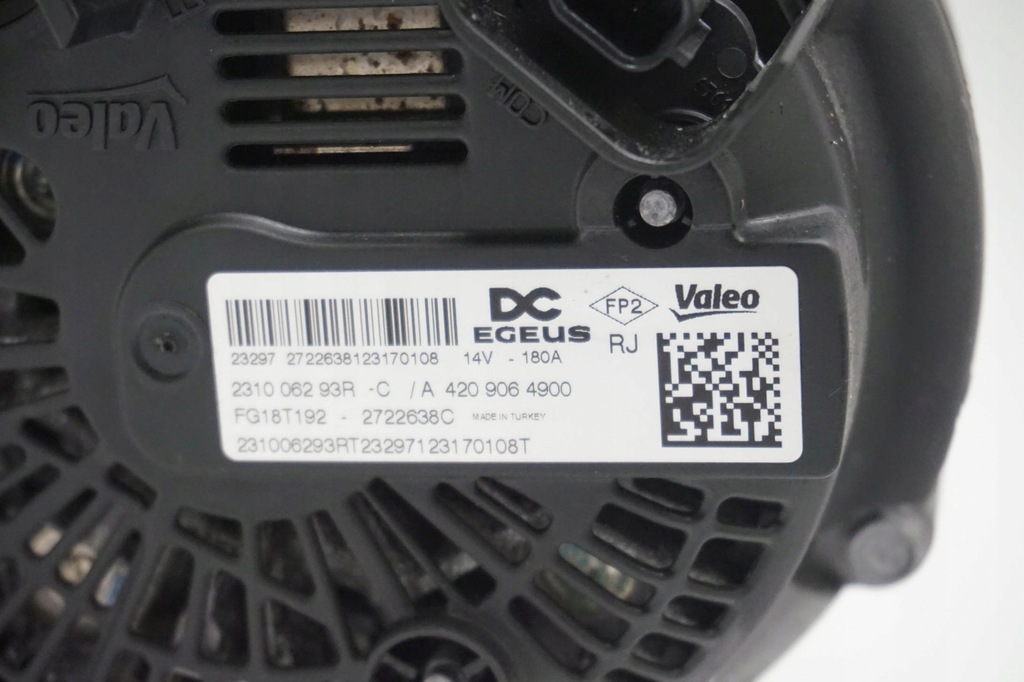 фото №4, Генератор renault clio v 5 lift 1.5dci 231006293r