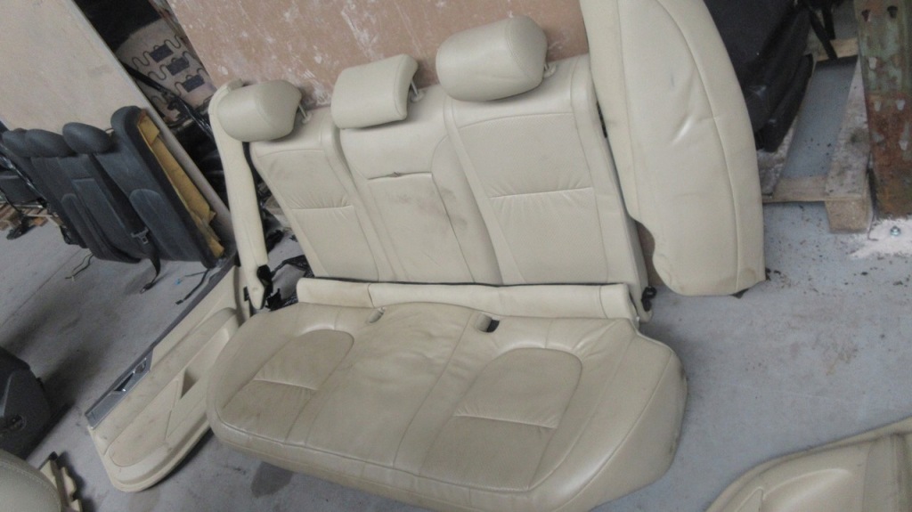 фото №13, Jaguar xf x250 сидіння лівий передній перед заднє сидіння правий бежеві шкіра комплект