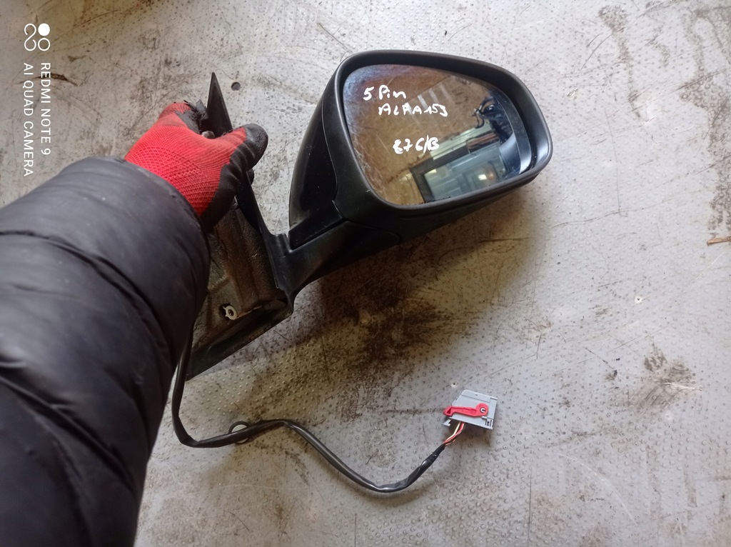 фото №1, Зеркало правое 5pin alfa romeo 159 europa 976/b