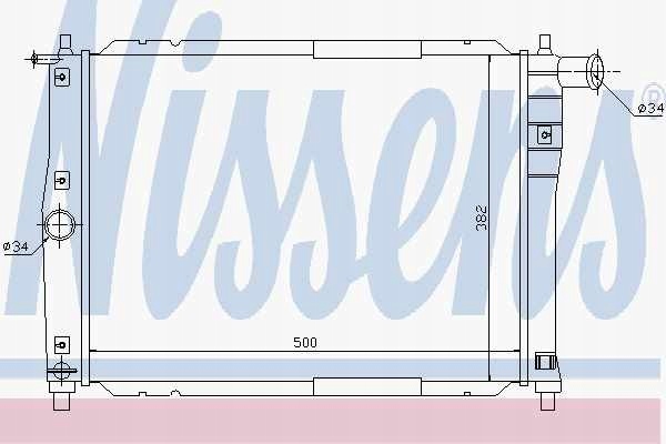 Радіатор двигуна daewoo Доставка