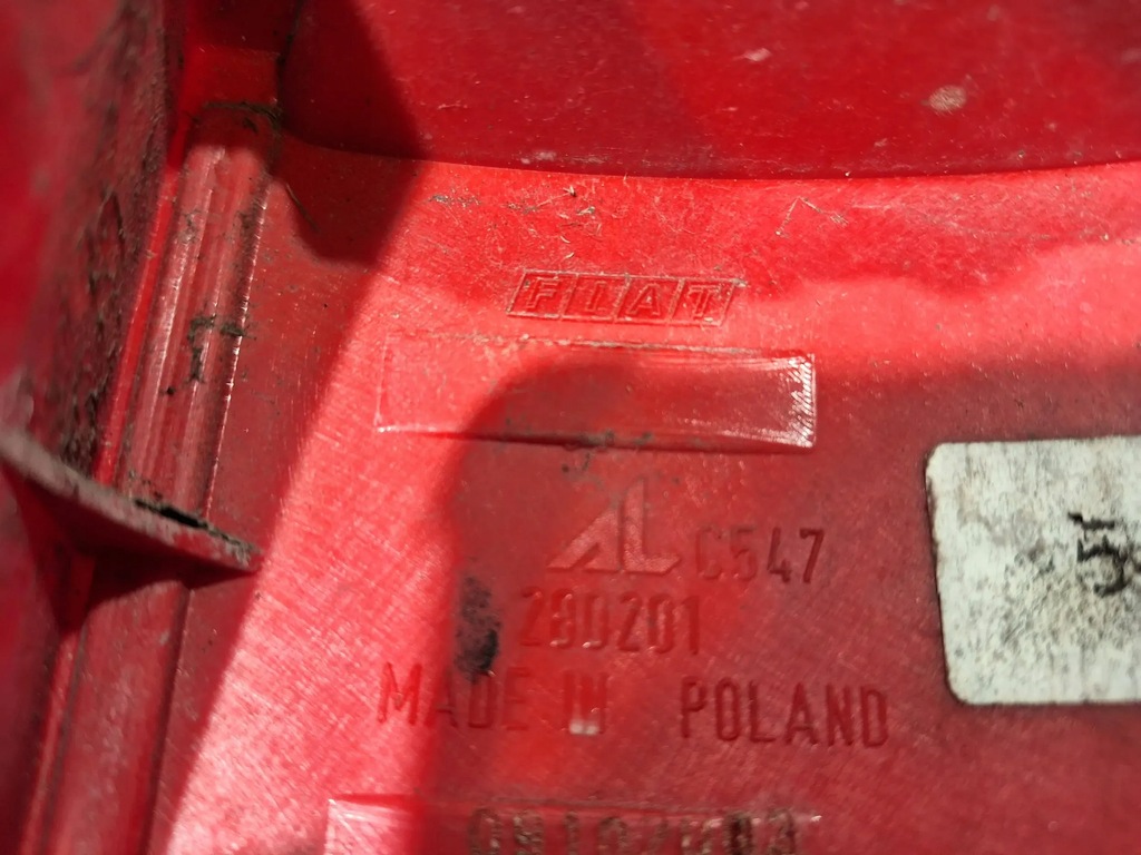 фото №6, Лампа задняя левая 280201 fiat panda ii 03-08