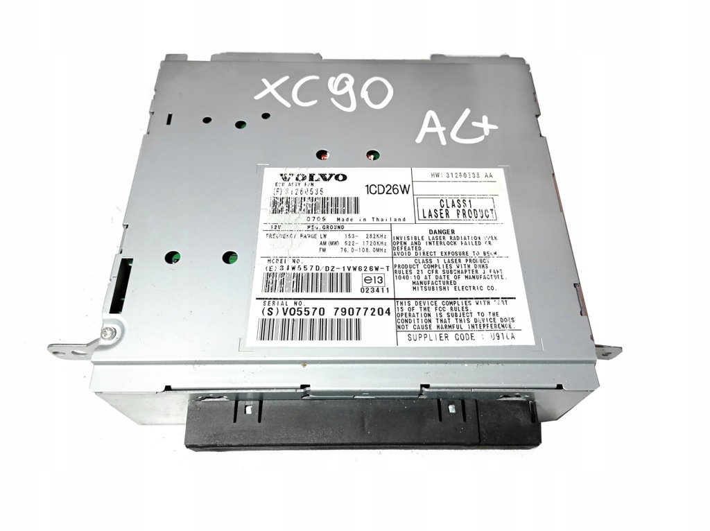 фото №1, Чейнджер радио привод cd volvo xc90 lift 31260535