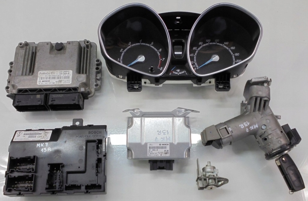 фото №1, Ford fiesta mk7 1.0 eco набор стартовый блок управления