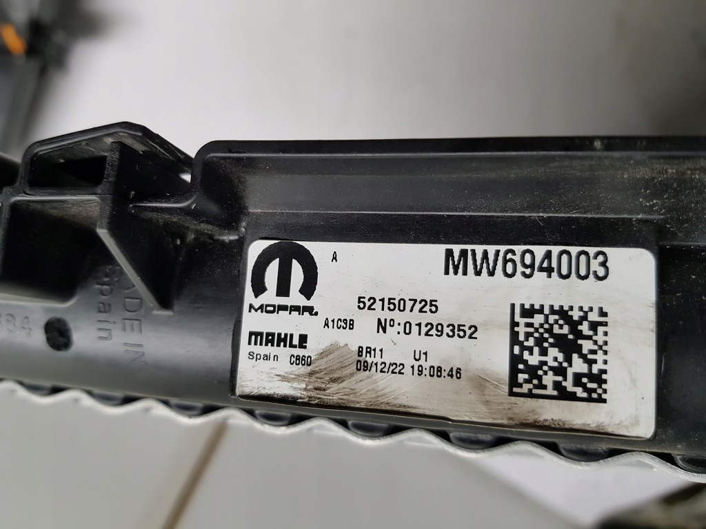 фото №8, Радіатор wody fiat 500 e