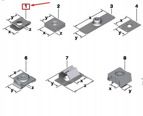 фото №7, Гайка кузов bmw 1 f20 07129904231 9904231 оригінальна