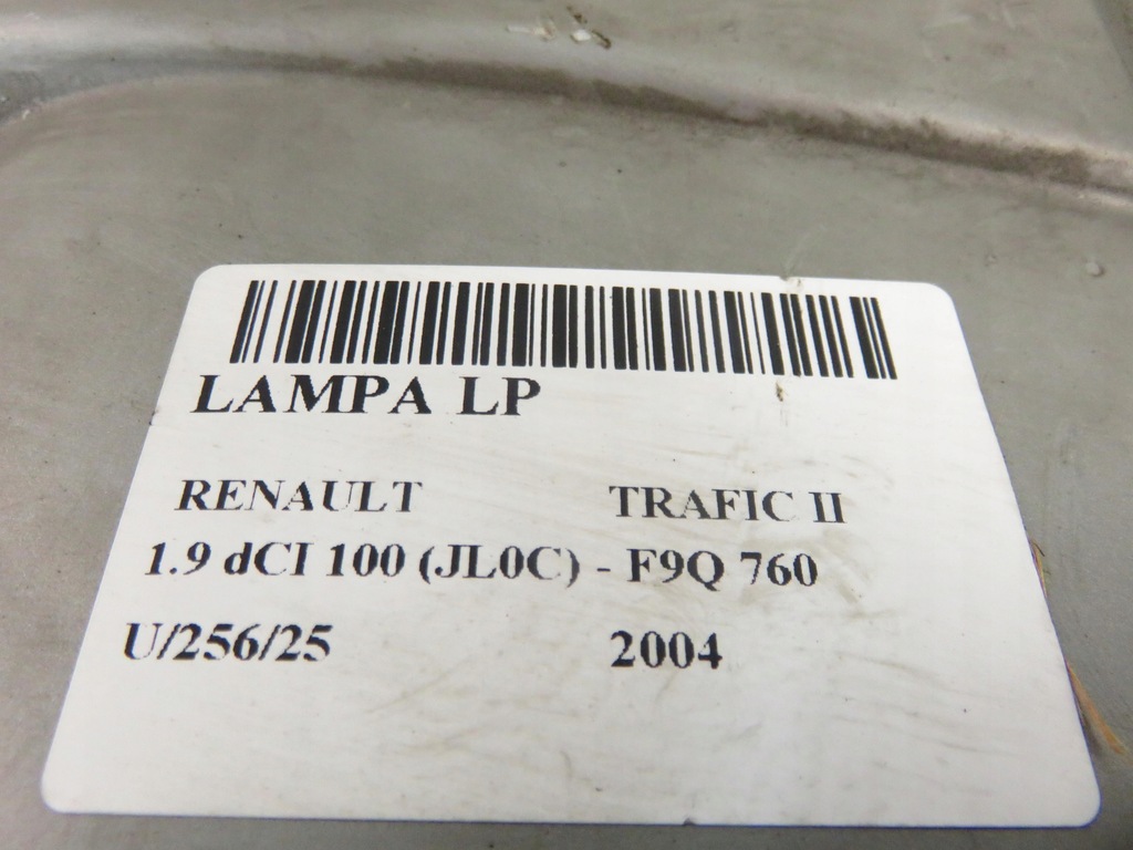 фото №6, Лампа левая передняя renault trafic ii 91165719
