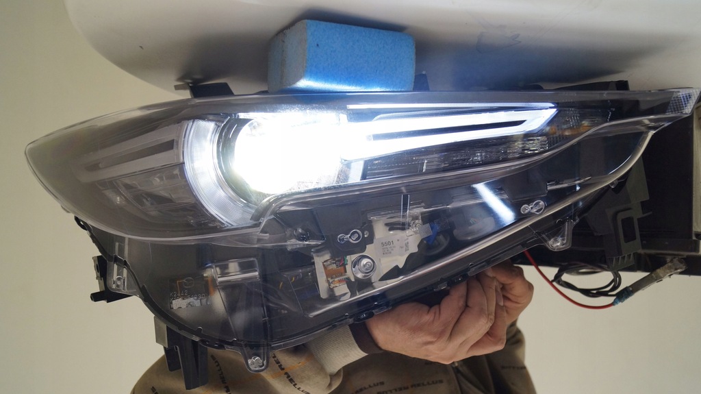 фото №9, Mazda cx5 ii 17-21 full led правый передняя правая лампа 7 + 2 pin