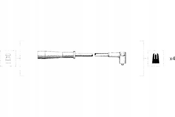 фото №1, Набор трубопровод зажигания magneti marelli 941318111130