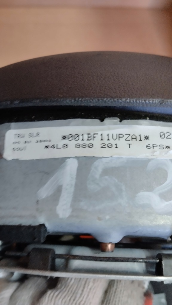 фото №6, Air bag подушка воздушная водителя audi q7 4l 4l0880201t