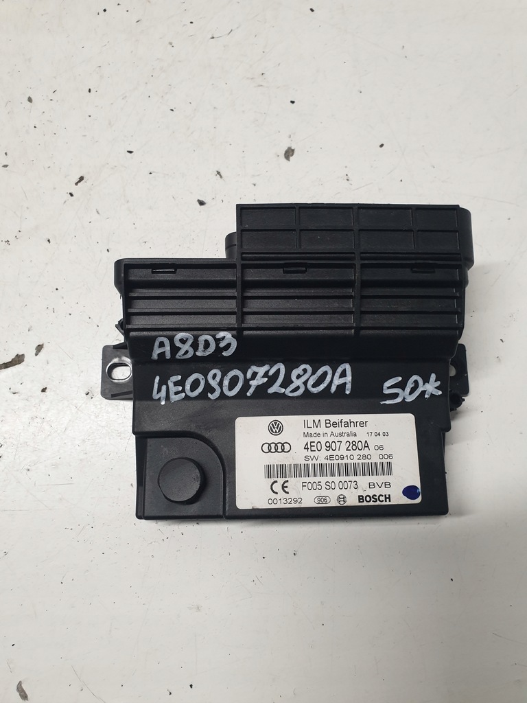 фото №1, Модуль блок управления напряжения audi a8 d3 4e0907280a