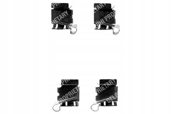 фото №1, Delphi lx0390 набор аксессуары, тормозные колодки тормозные