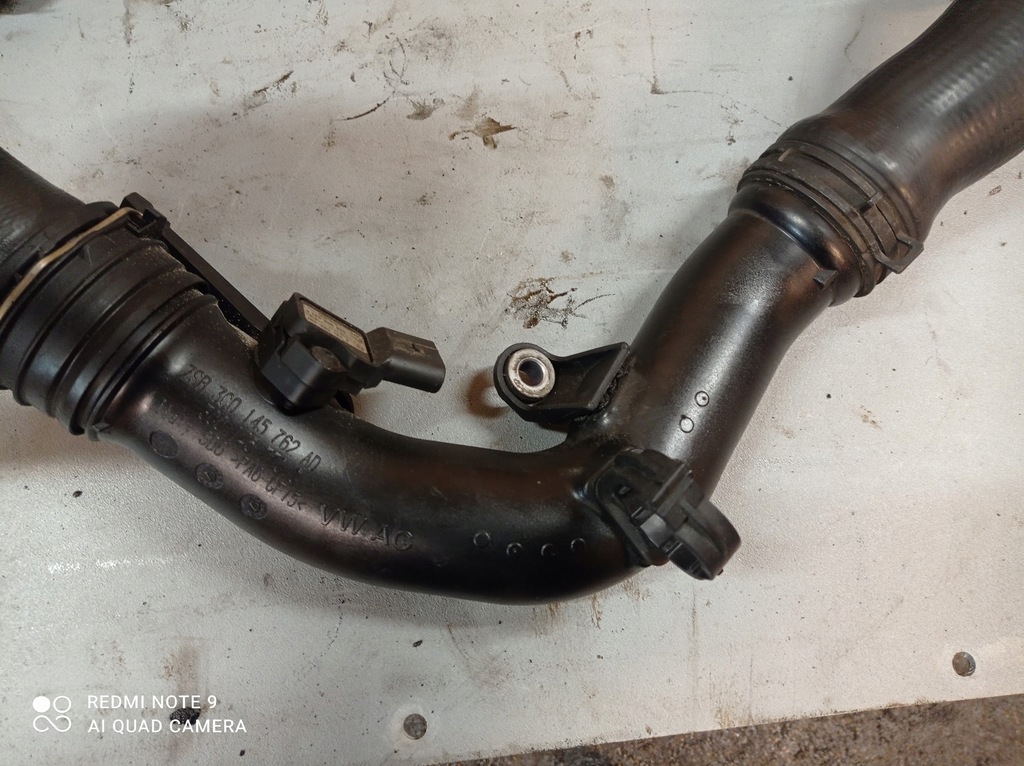 фото №1, Труба интеркулер passat b6 2.0 tdi 3c0145762ad