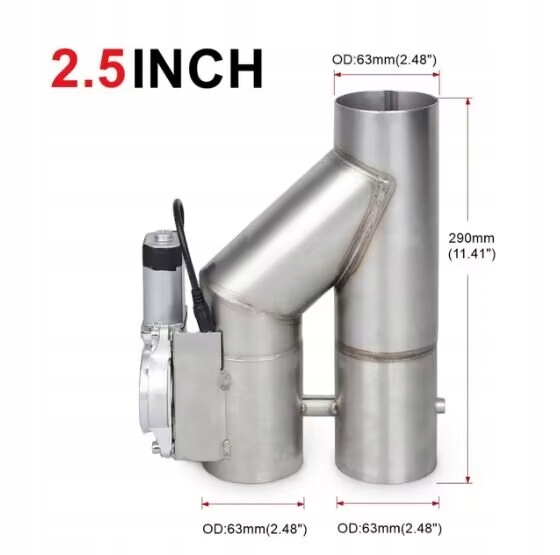 фото №7, Електрична труба вихлопна 2,5 cali 63 mm