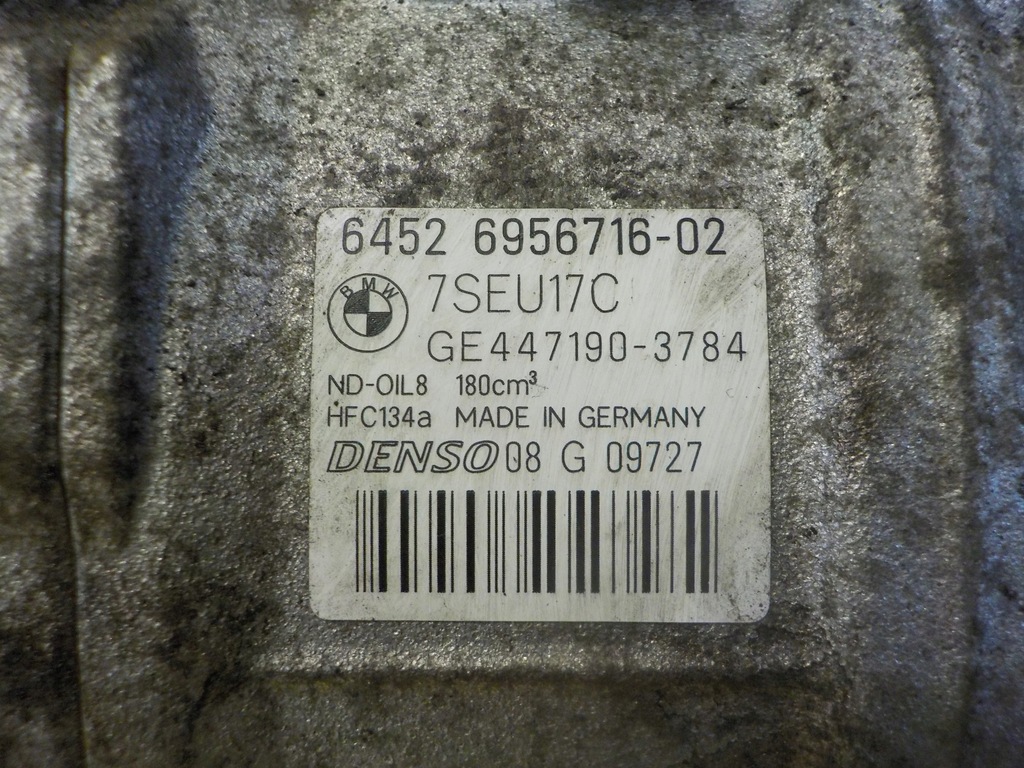 фото №6, Bmw e90 325i e60 x3 z4 2.5 b 218 km 07r n52 компресор кондиціонера 6956716