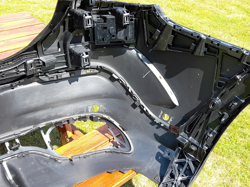 Задняя крышка багажника + бампер amg mercedes gle w167 167 купе czarna оригинал  cała в Украине