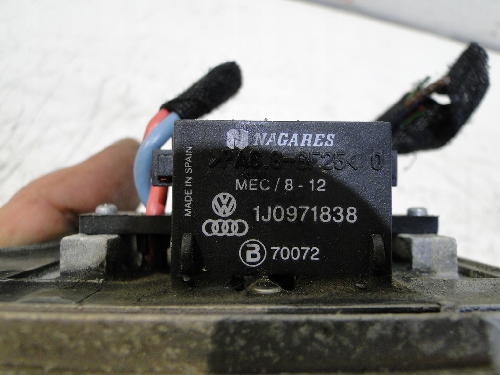 фото №8, Audi a2 резистор обігрівача резистор 1j0971838