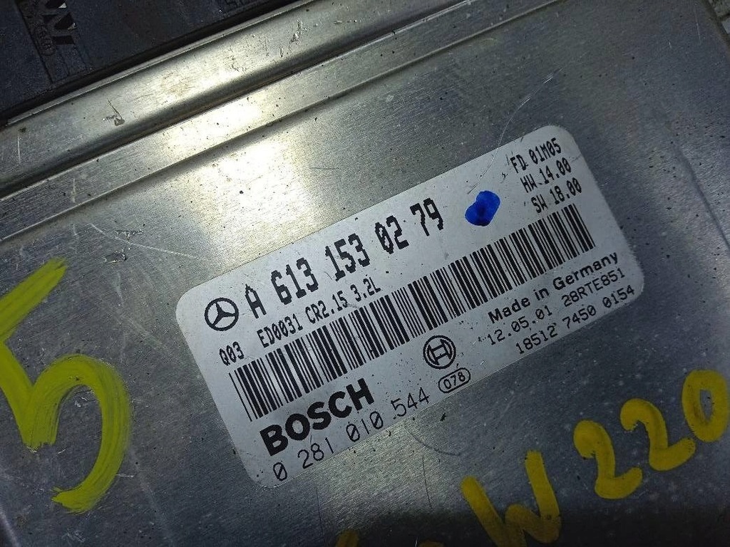 фото №1, Блок керування двигуна do mercedes w220 6131530279